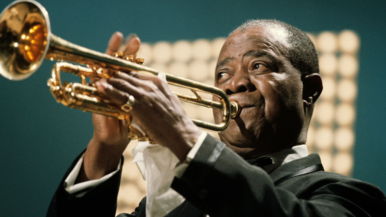 Louis Armstrong - Trumpet Player, Singer - www.waldenwongart.com