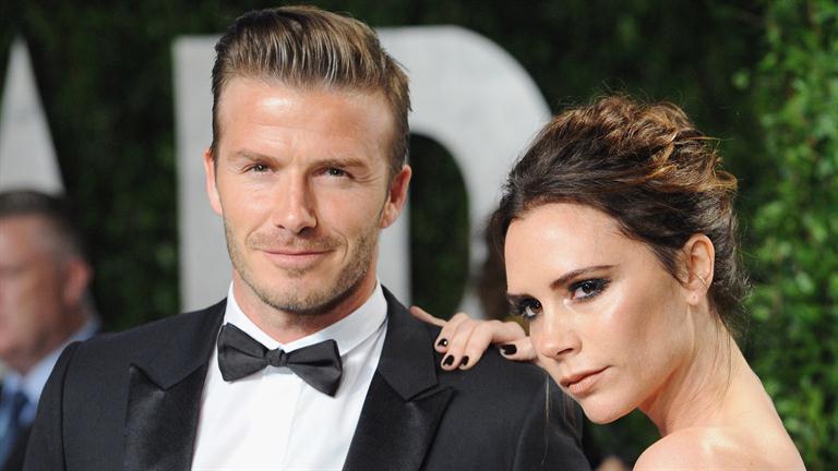 David Beckham couple